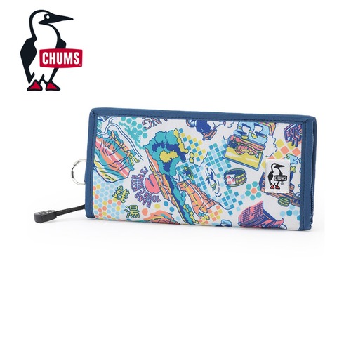 CHUMS チャムス リサイクルビルフォルドウォレット RENU® リサイクルポリエステル 長財布 ラウンドファスナー 大容量 カード収納 CH60-3568 SENTO