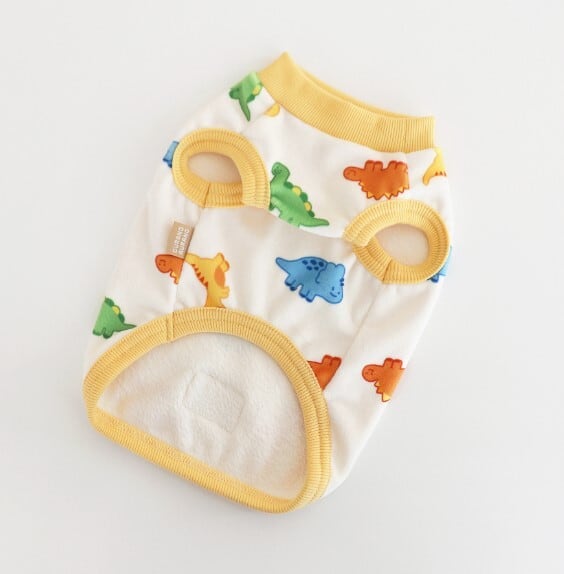 予約【DURANG RURANG】DINOSAUR FLEECE SLEEVELESS