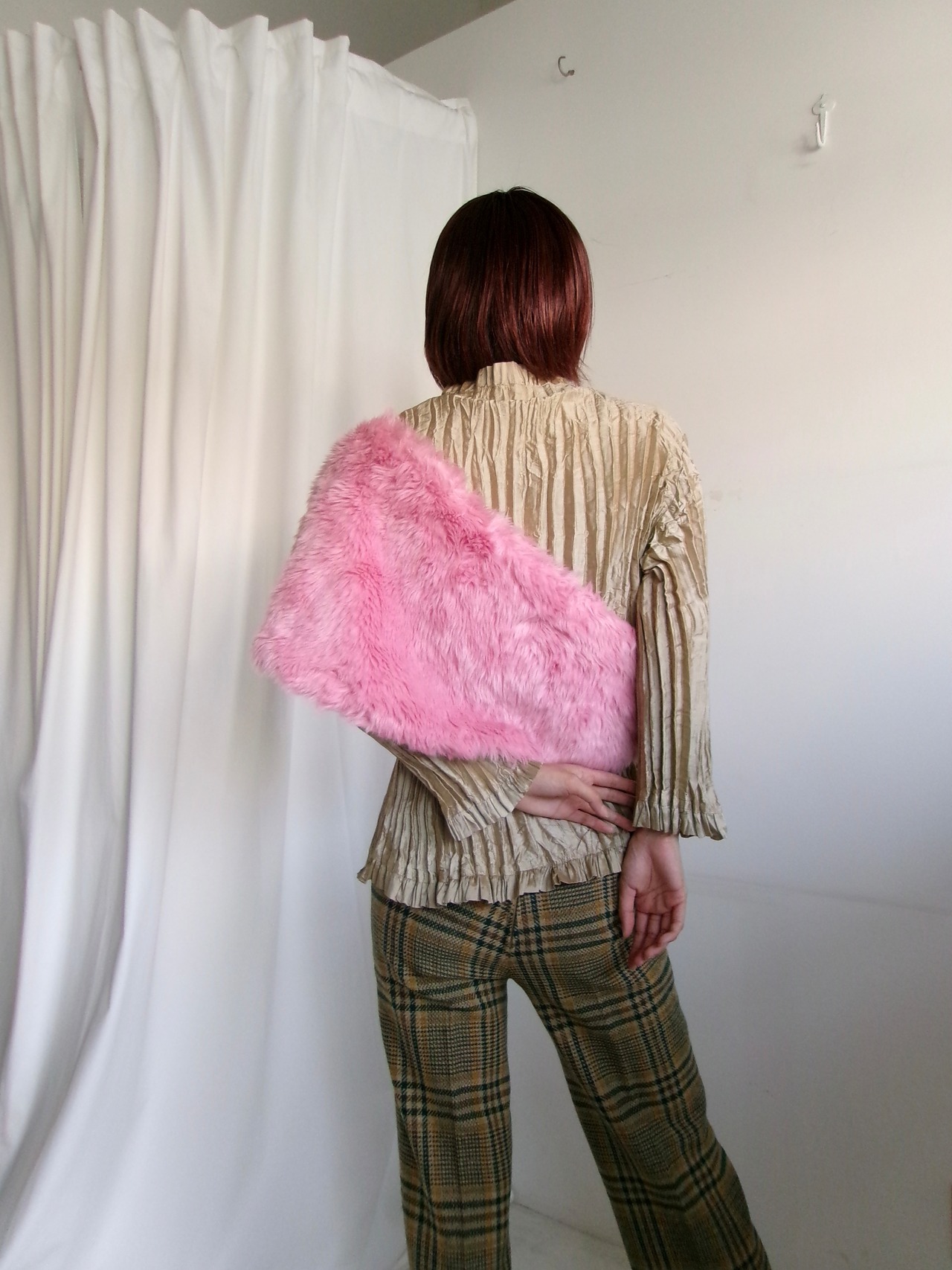 Pleated design shirts