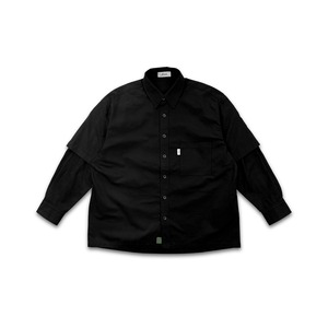 Ripstop Modular Sleeve Shirt / Black