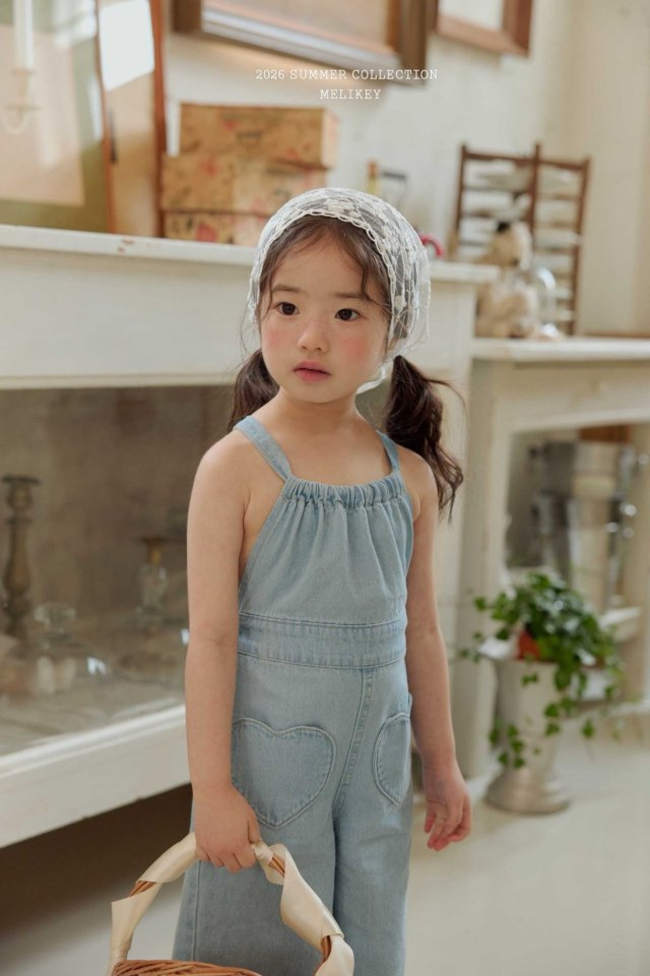 [MELIKEY] Pocket Suspenders Bodysuit / [미라이키] 포켓멜빵수트