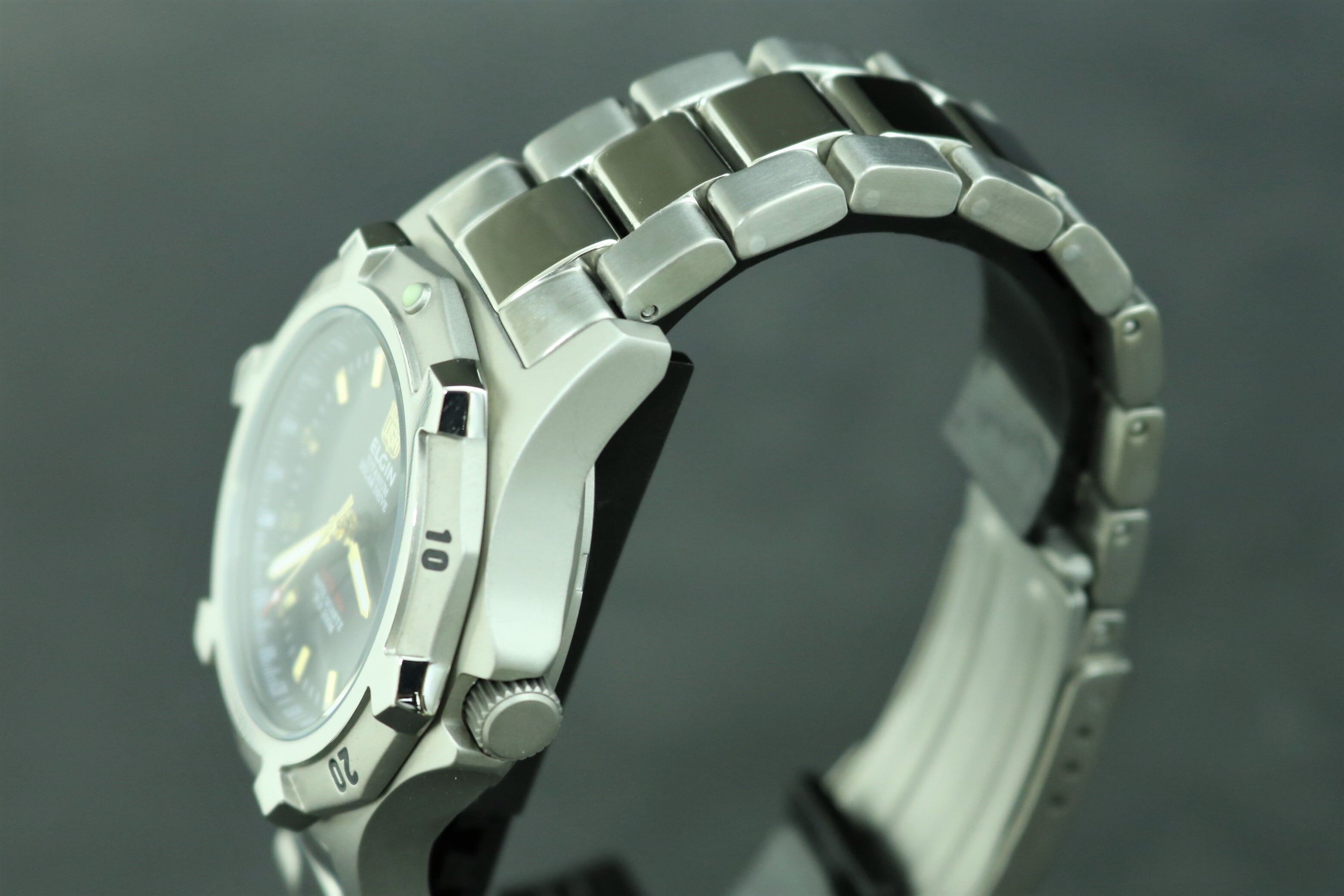 Elgin 腕時計 24金 ダイヤモンド 鑑定書等付き 未使用 ジョンハリソン 天然ダイヤ付き腕時計 クォーツダイヤモンド｜テレビ