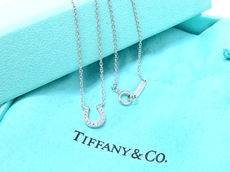 TIFFANY&Co ティファニー 750 メトロ ホースシュー ネックレス