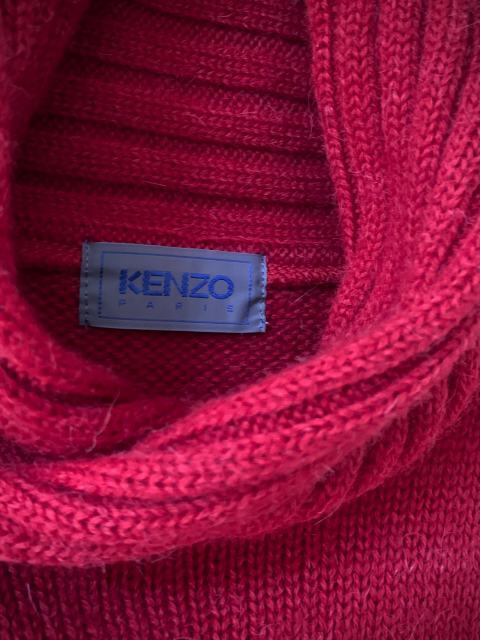 1980~90's Drop Shoulder Design Shawl Collar Sweater "KENZO"