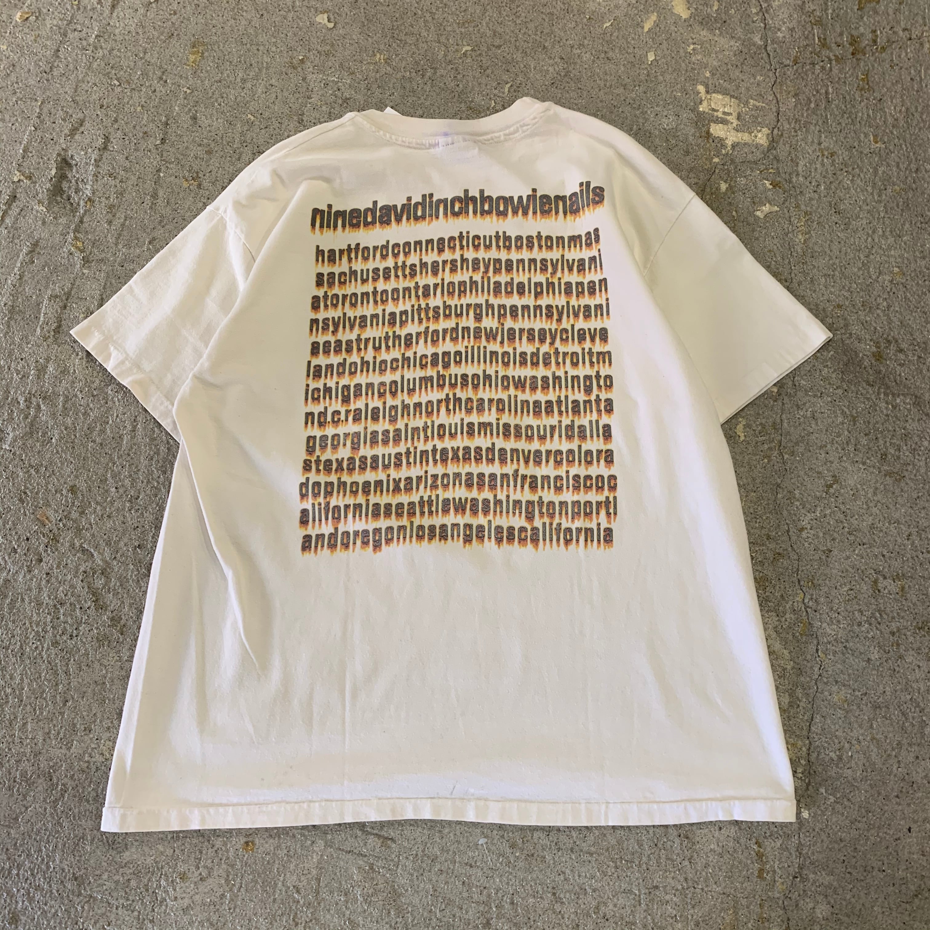 90s nine inch nails × david bowie T-shirt | What 