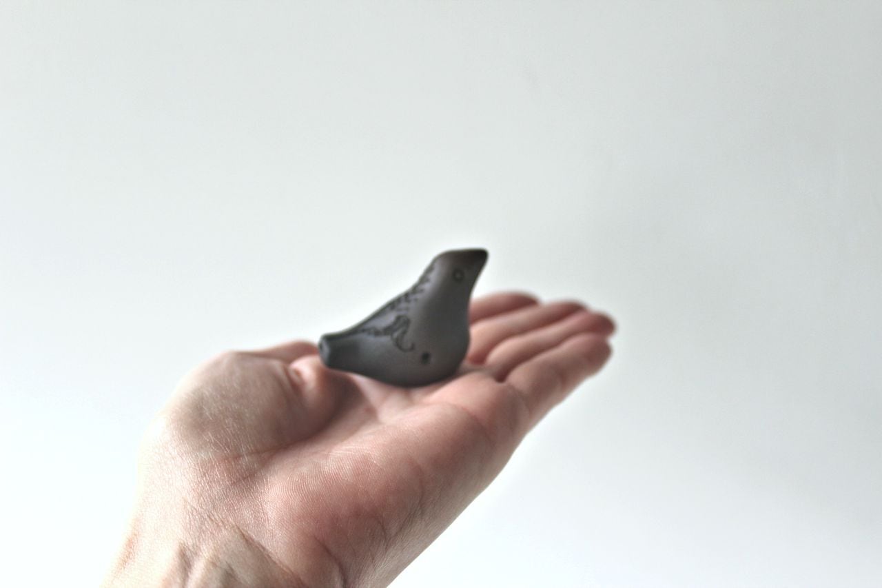 陶製鳥笛 小鳥 B | ラトビア雑貨専門店 SUBARU