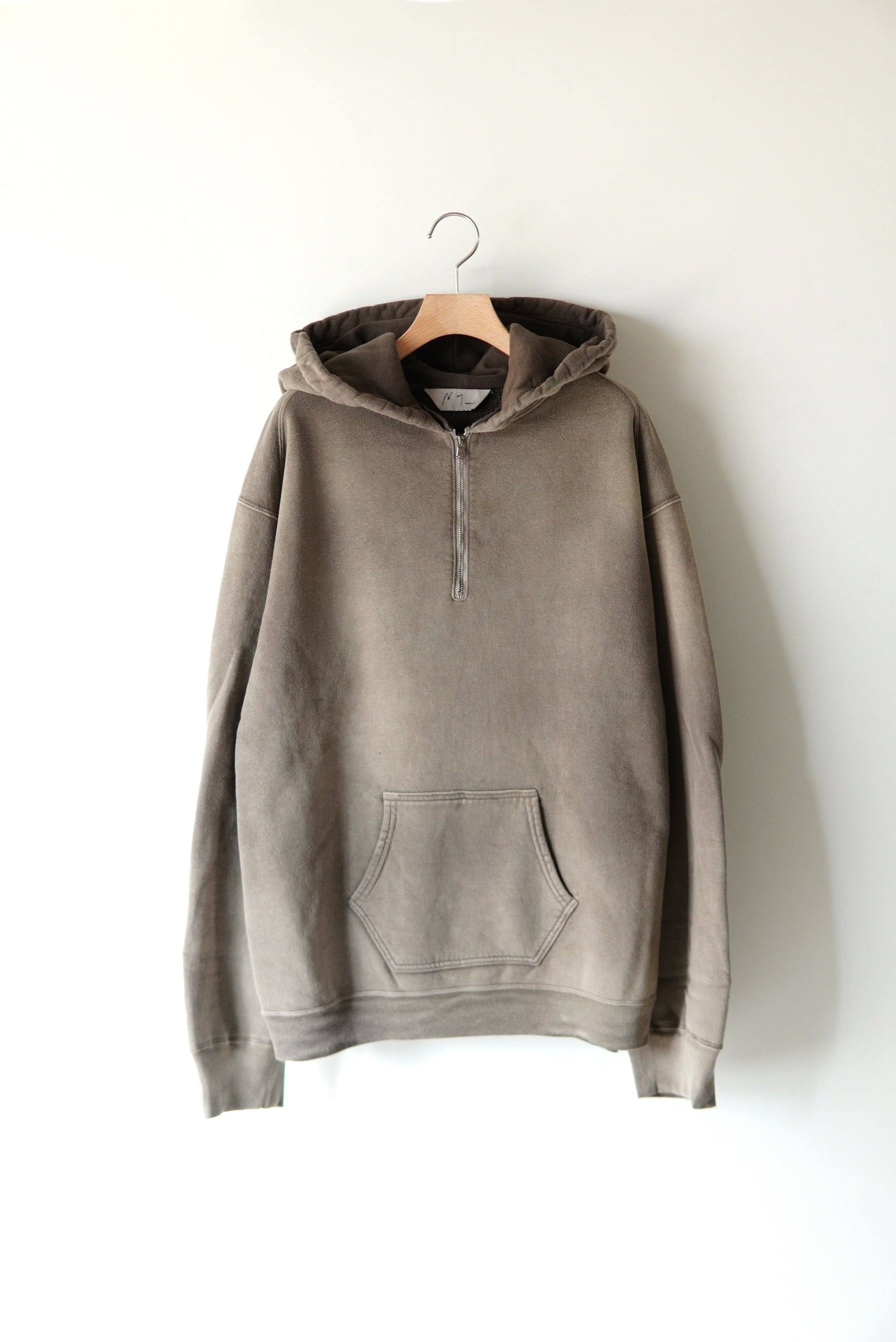 ANCELLM / FLEECE-LINED SWEAT HOODIE / ANC-CT173