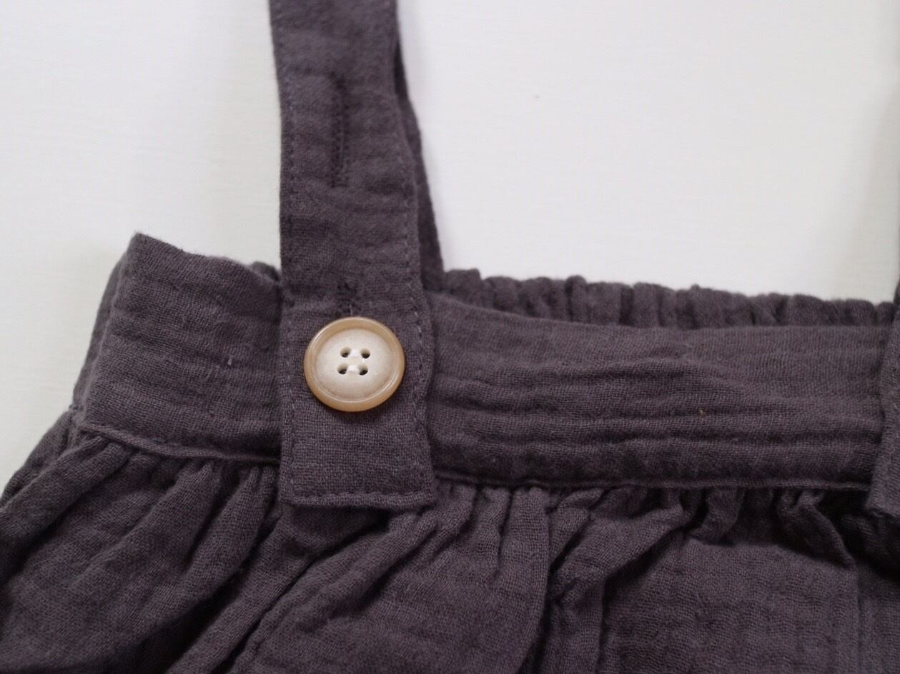 bloomers salopette《CHARCOAL》　　