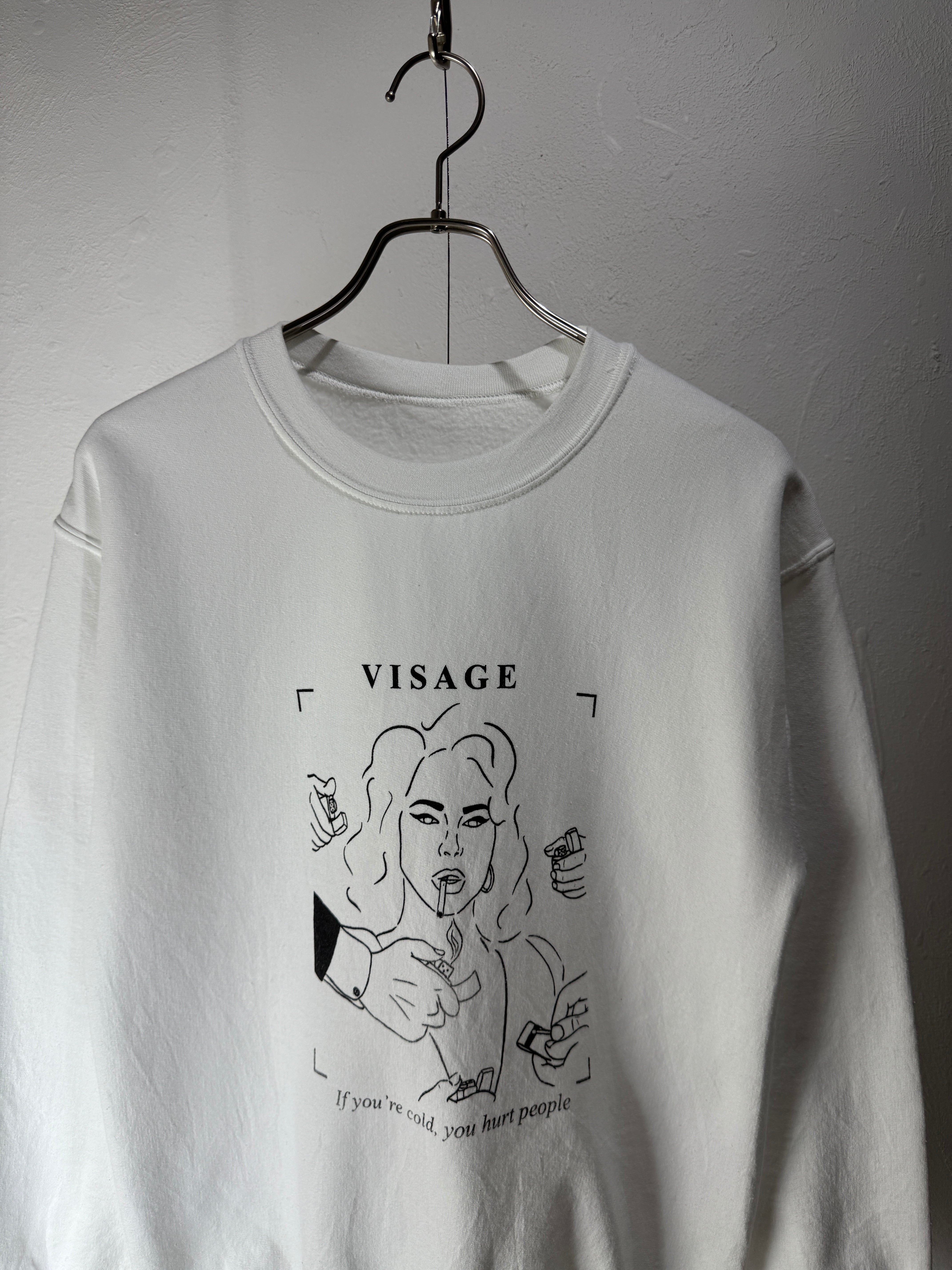“VISAGE” Graphic Art Sweatshirt