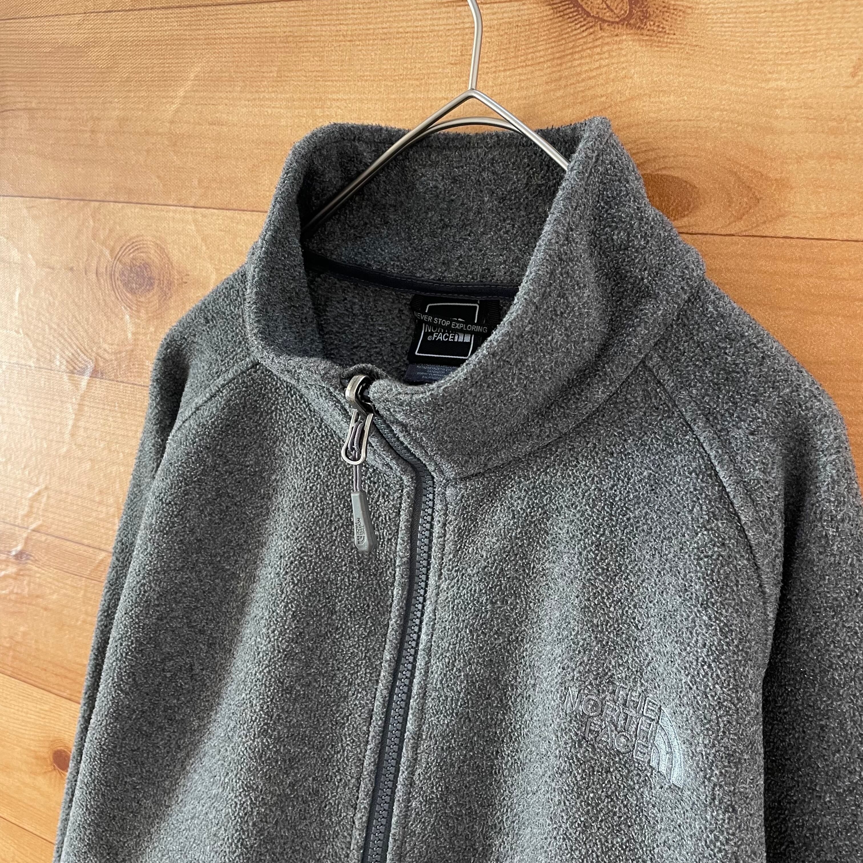 【USA製】THE NORTH FACE ワンポイントロゴ刺繍 フリース ベスト