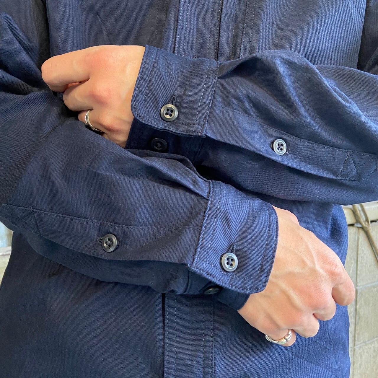 Carhartt カーハート 企業ロゴ刺繍 長袖 ワークシャツ メンズM相当