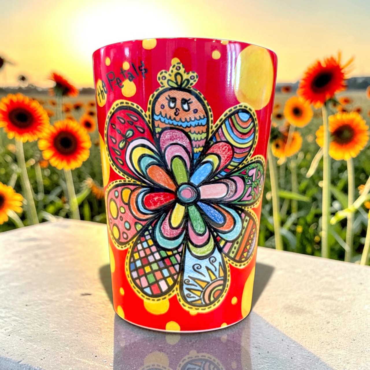 pipiキープタンブラー 花びらの想いたち Sunshine Gerbera