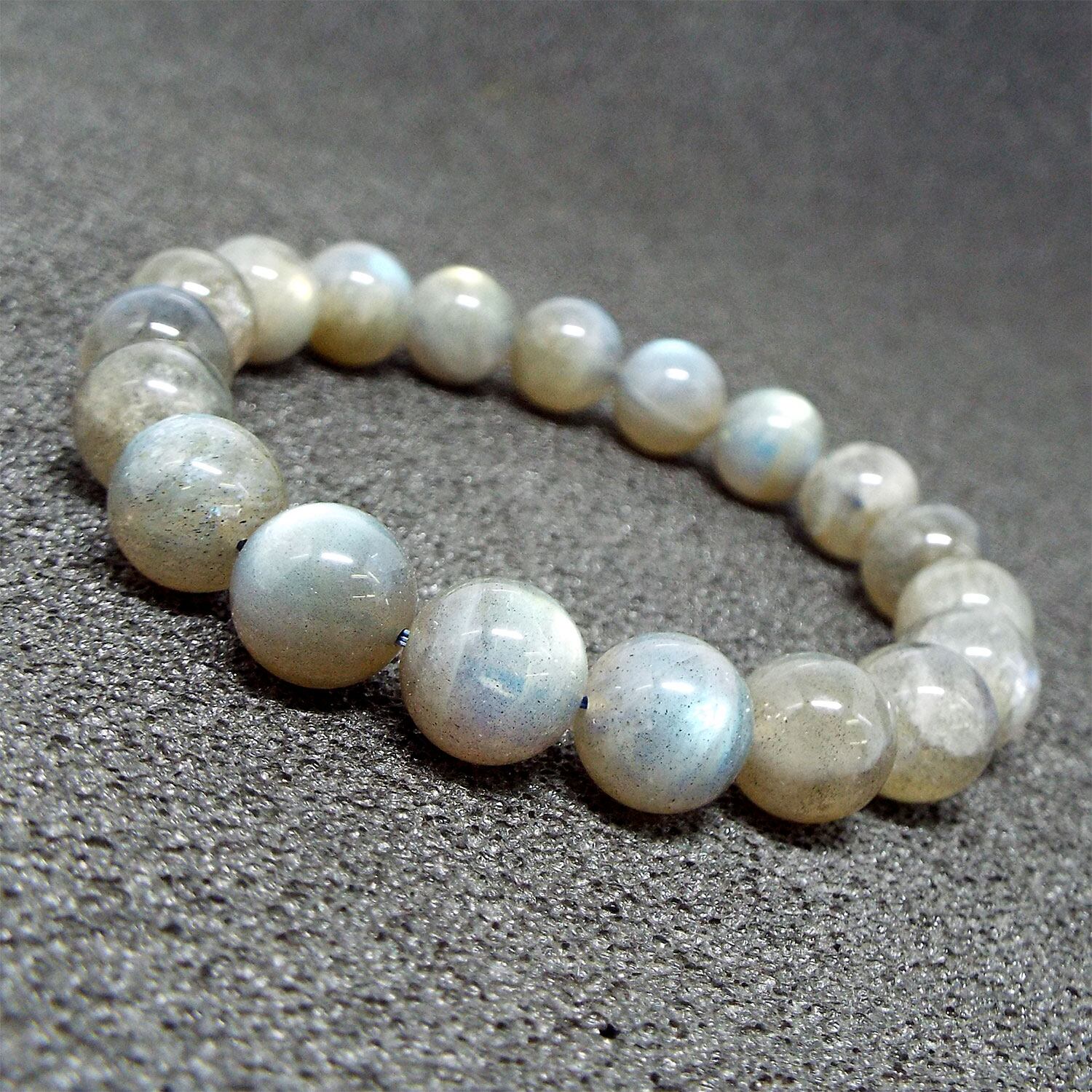 天然石 パワーストーン ブレスレット ラブラドライト 約10mm