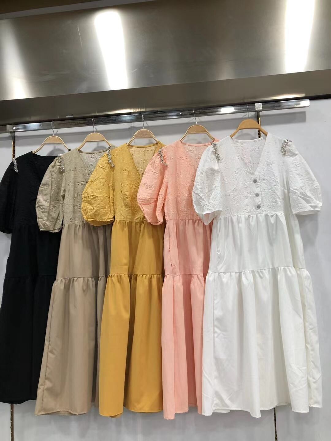 ティアードワンピース　AJ1080-Y66