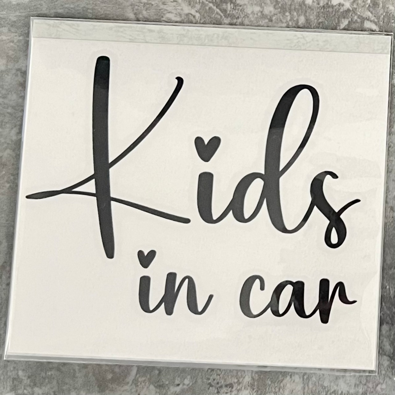 Kids or Baby in car ③