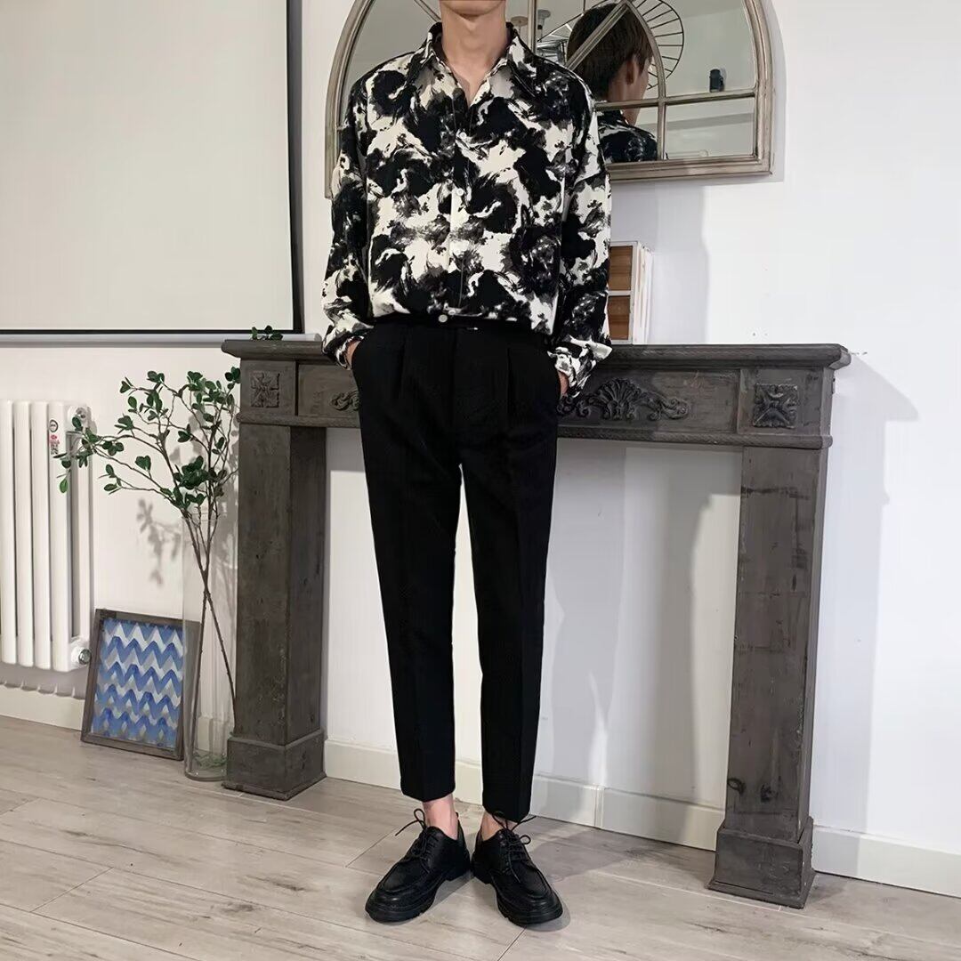 メンズ用トップス・長袖シャツ・アウター・気質・原宿風・M~3XL