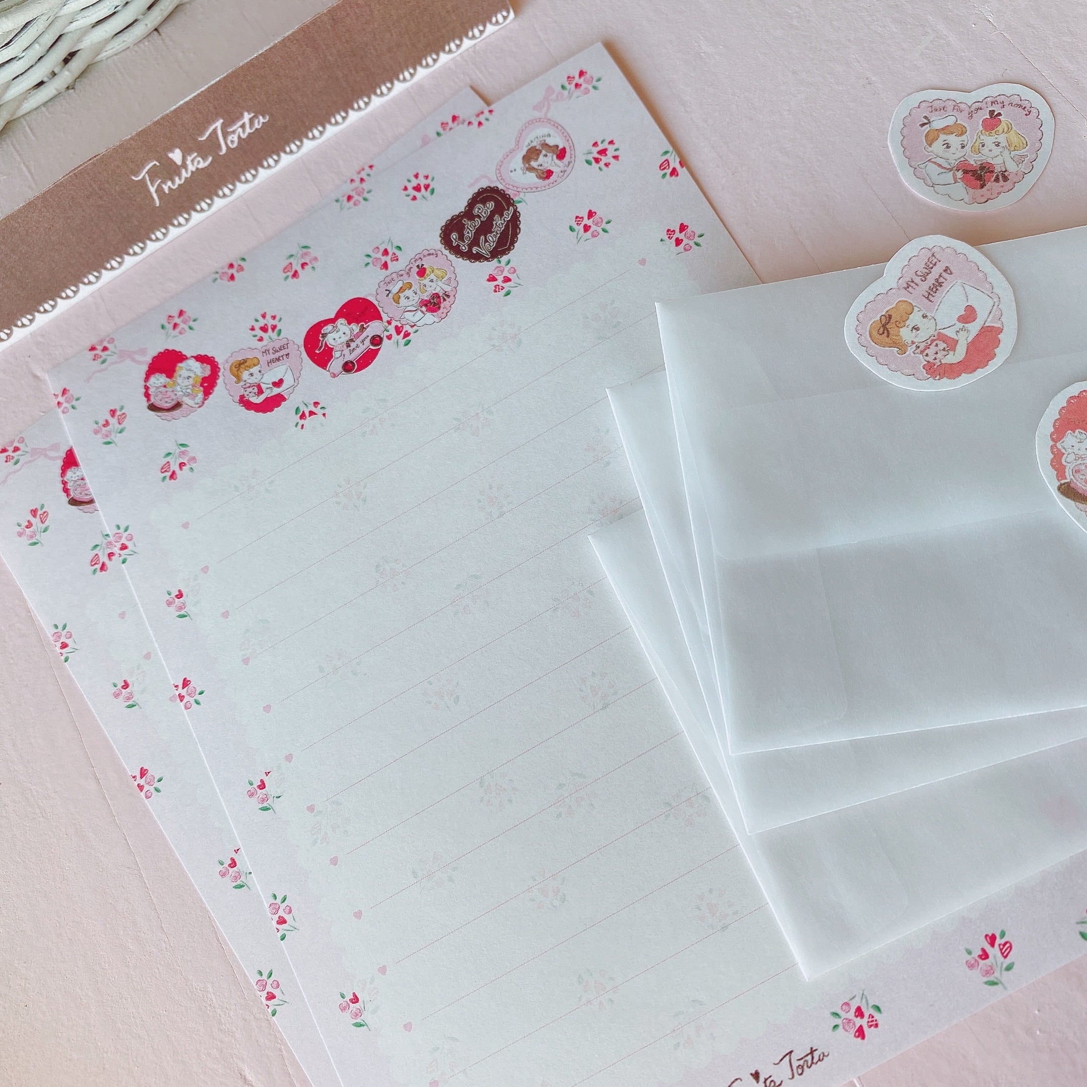 My sweet heart letter set レターセット