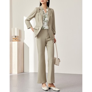 テーラードジャケット&フレアパンツ セットアップ U0313