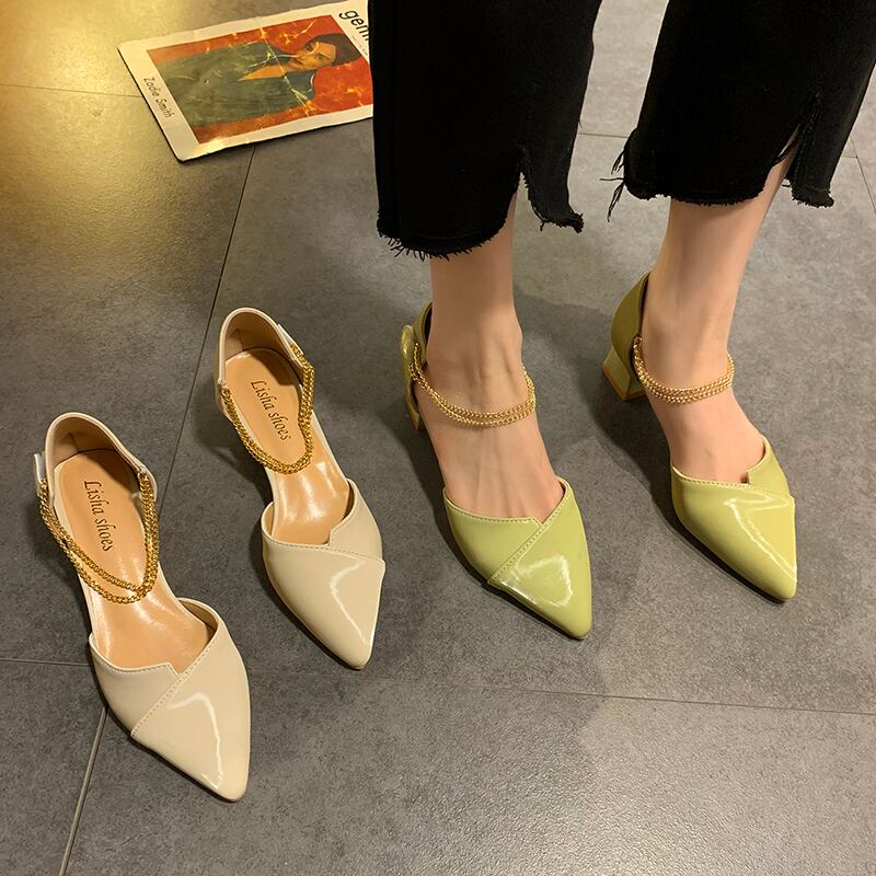 サンダルサマーレッドチェーン 靴 シューズ 夏物 部族の婦人靴27485020718