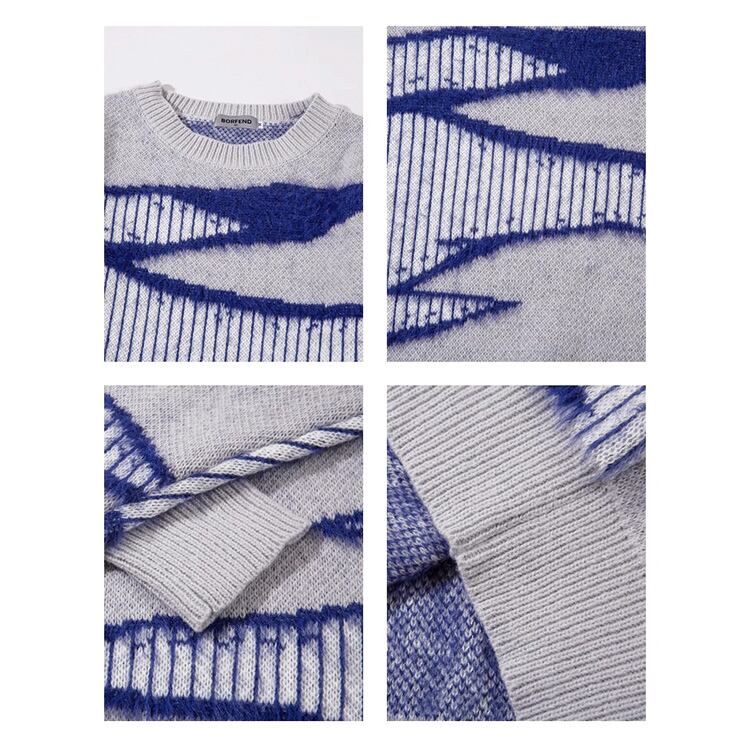 ★DESIGN ROUND NECK SWEATER　　　A0832