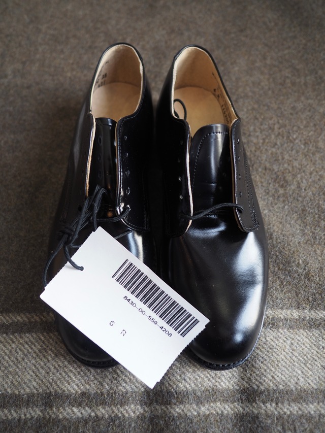 【NOS】6R (24.5~25cm) 1995’s U.S.Navy leather service shoes / Dress Oxford  WOLVERLINE USA製 サービスシューズ ブラック デッドストック