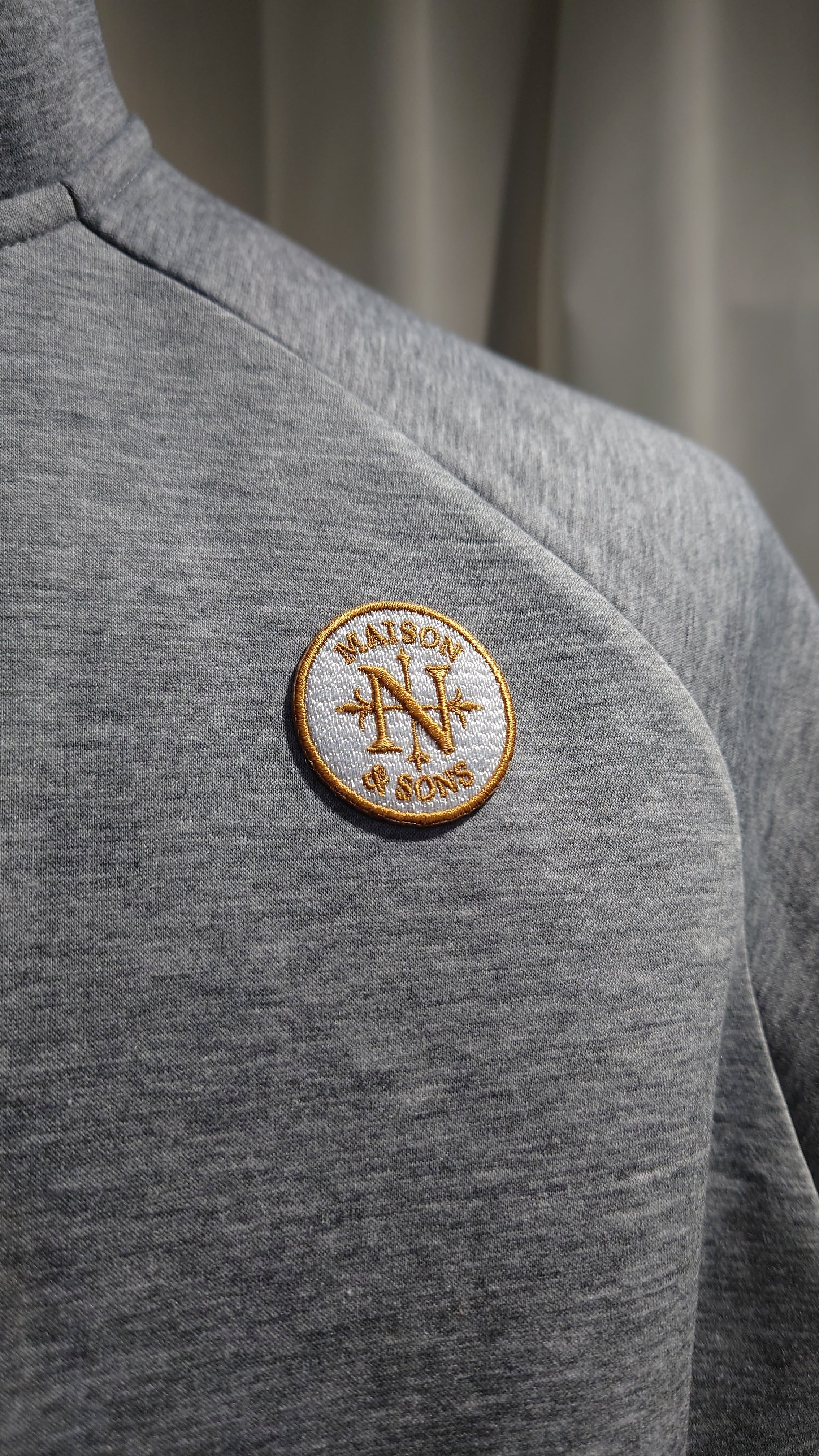 GarageUW N&Sons W KNIT SOFT SHELL GREY