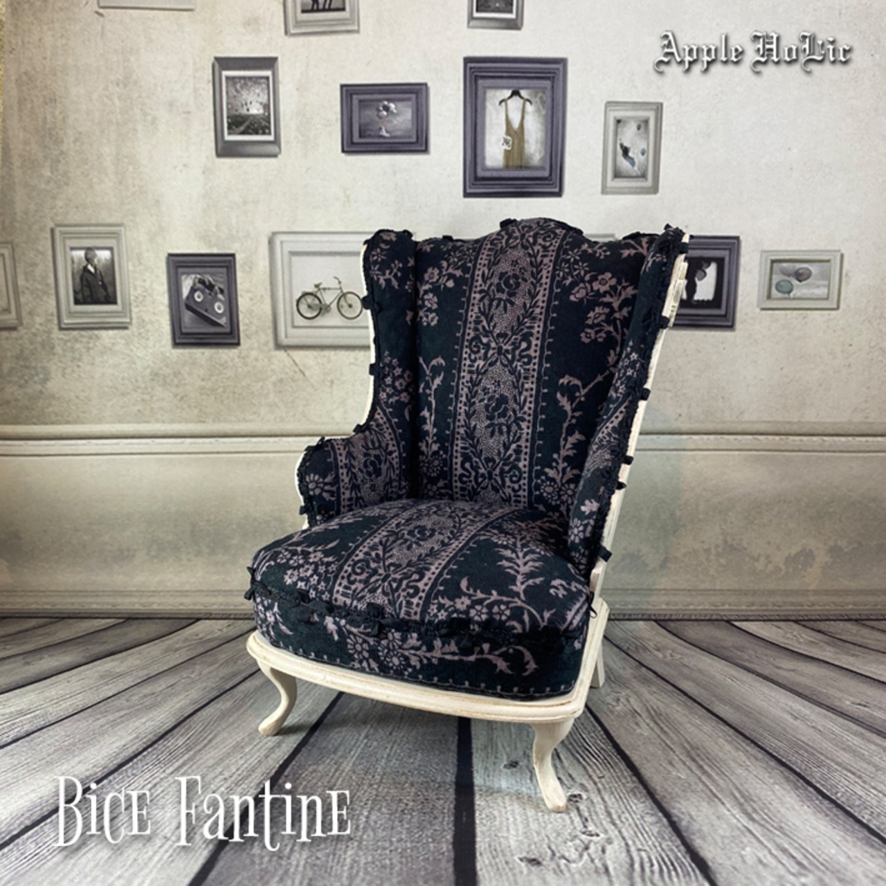 ドール チェア L　Bice Fantine Black ・ビーチェ ファンタイン ブラック　1/6