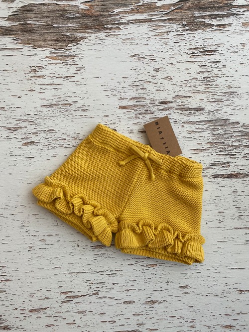 ラスト1点【MIAｙLIA】Mustard knit short pants