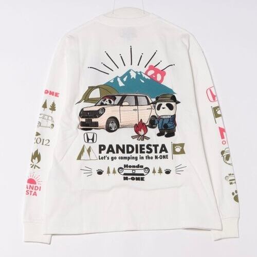 【PANDIESTA】Honda×Pandiesta TRANSALP N-ONE GO TO CAMPロンT(M2) 595501 ロンT ユニセックス サブカル 地雷系