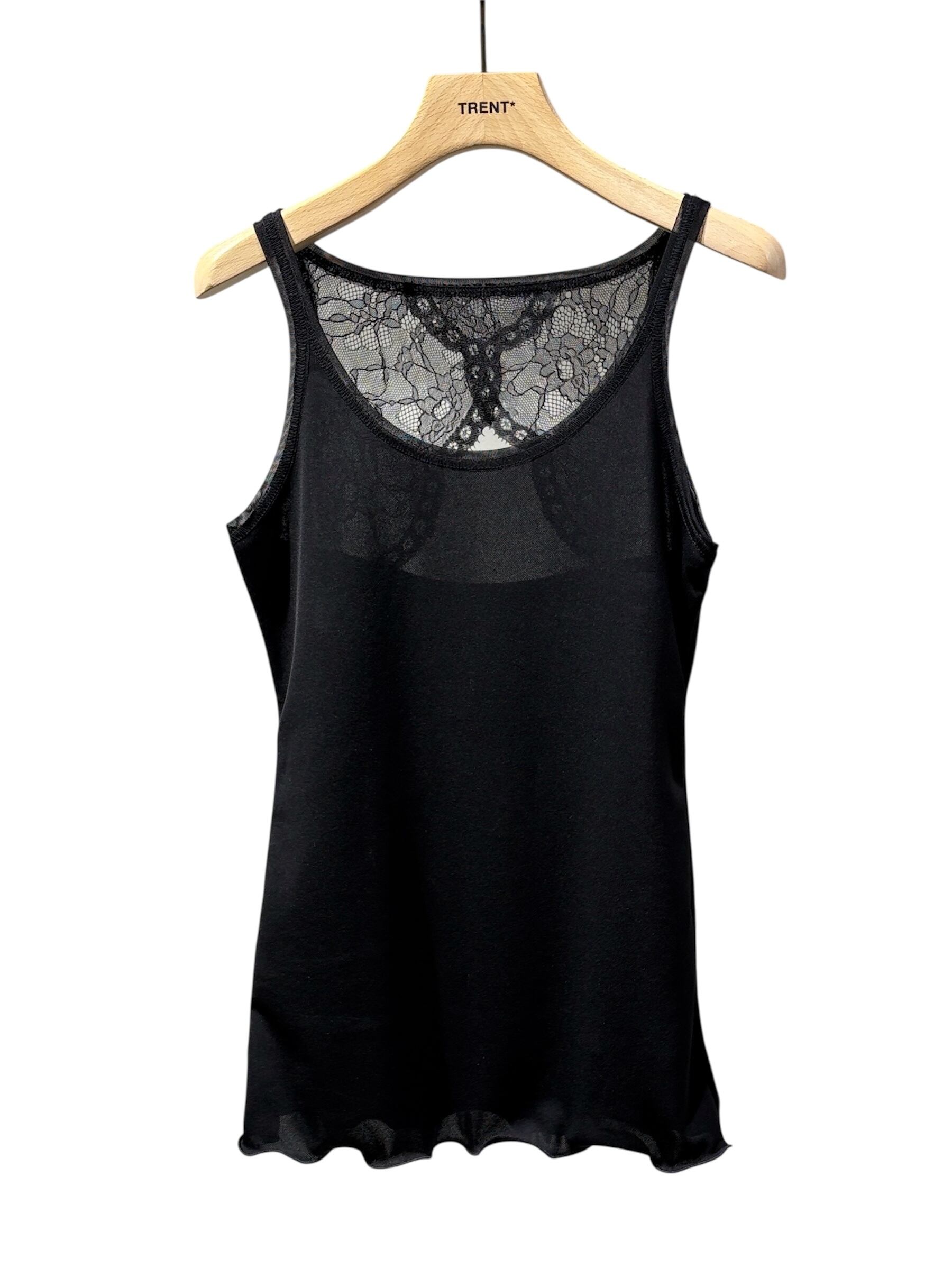 26SS】AKIKOAOKI アキコアオキ / レースタンクトップ / Back lace tank