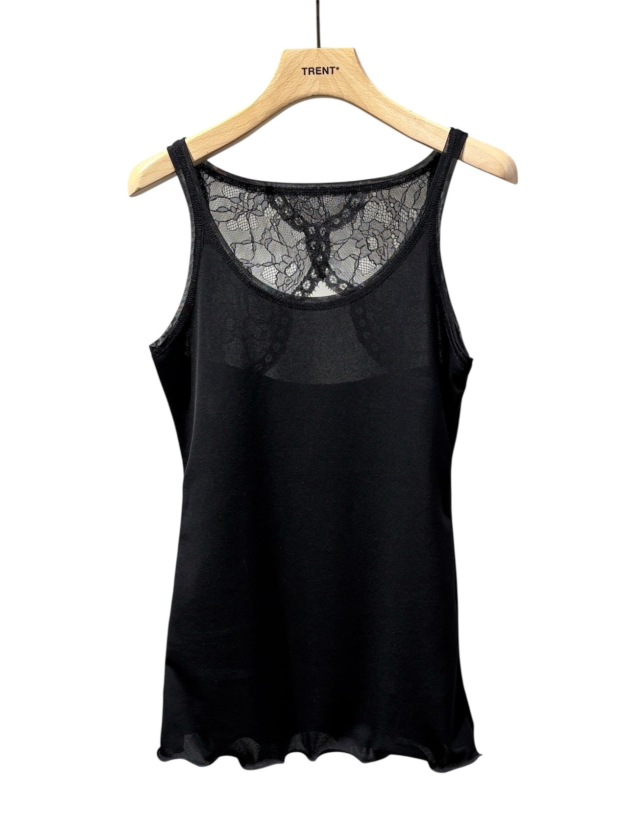 【26SS】AKIKOAOKI アキコアオキ / レースタンクトップ /  Back lace tank top-02 - 3