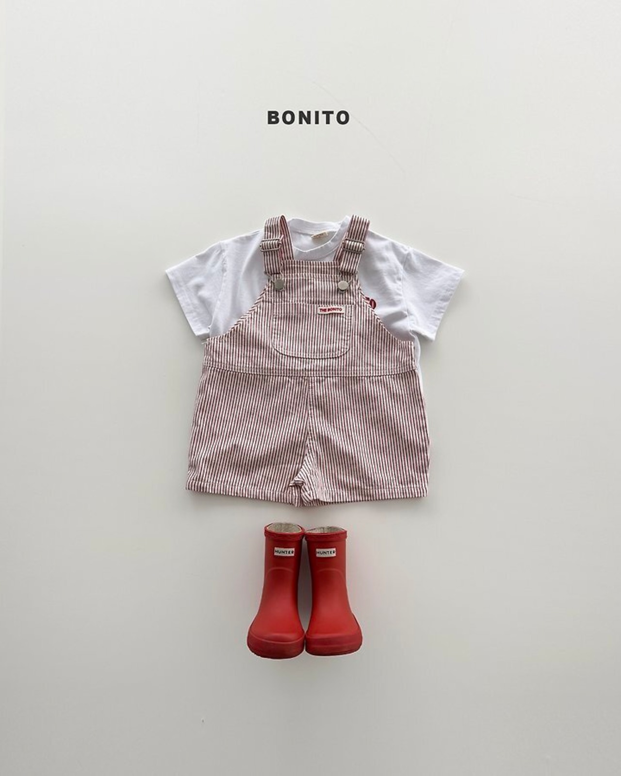 【取寄/韓国直送】BONITO 26/SM ストライプオーバーオール｜夏服｜韓国子供服