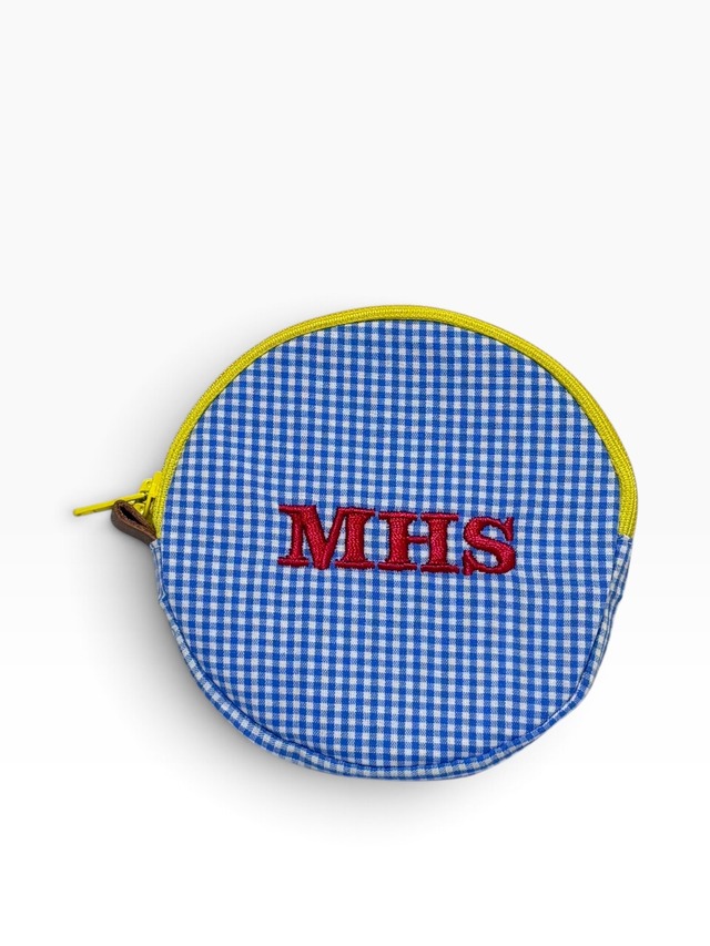 播州織　round pouch