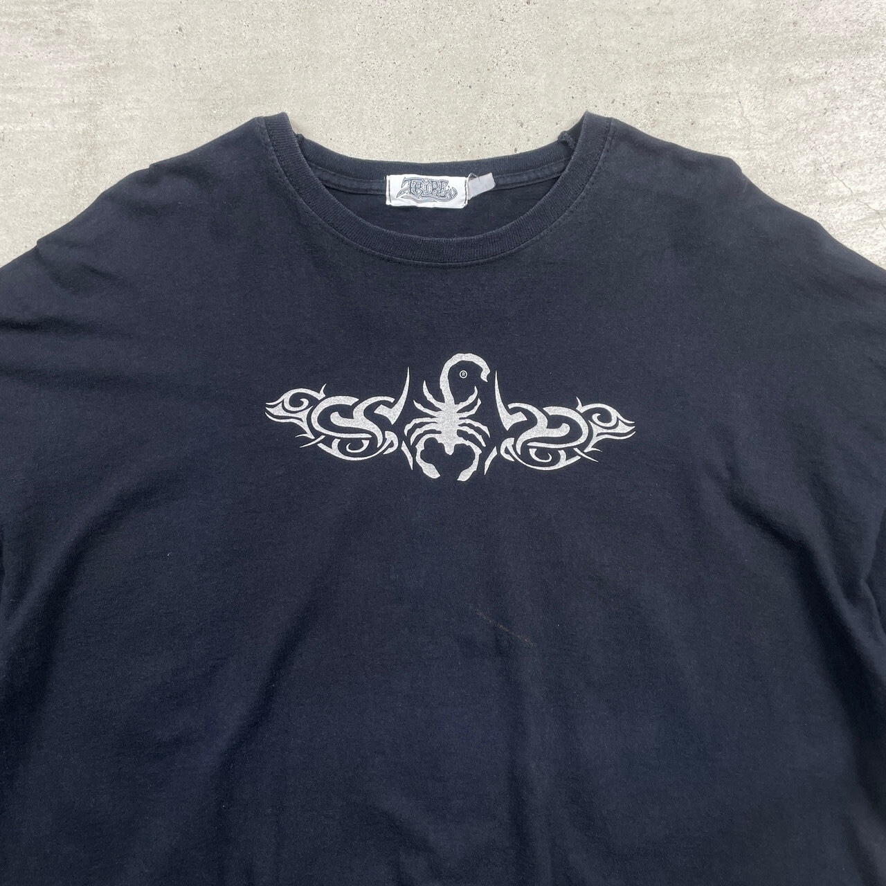 TRIBE トライバルパターン サソリ ロングTシャツ ロンT メンズXL相当 