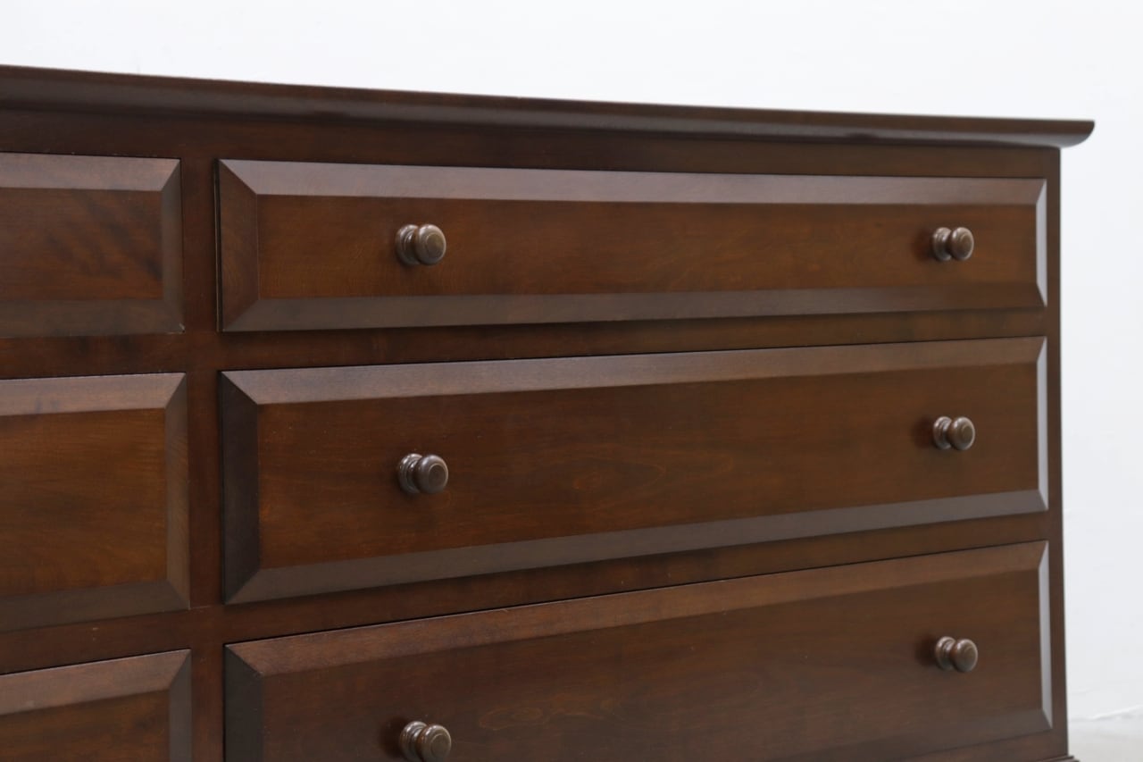 松本民芸家具 E-33型 ローチェスト ミズメザクラ無垢材 ローボード