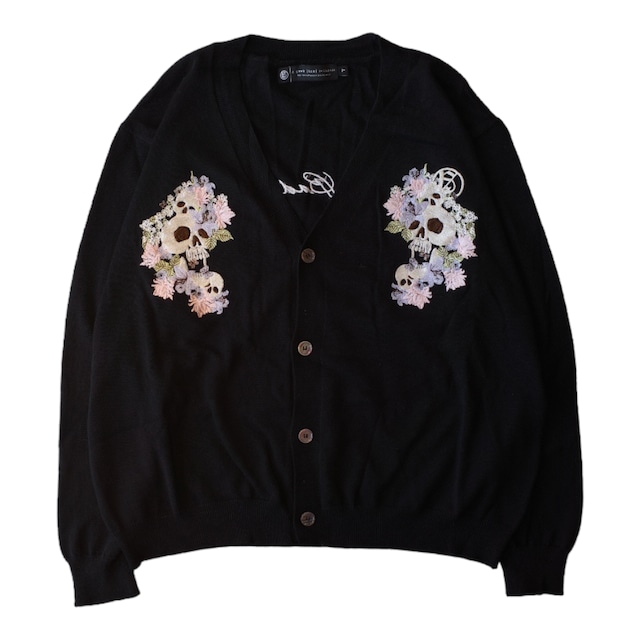 【A Good Bad Influence】SKULL ROSE Cardigan