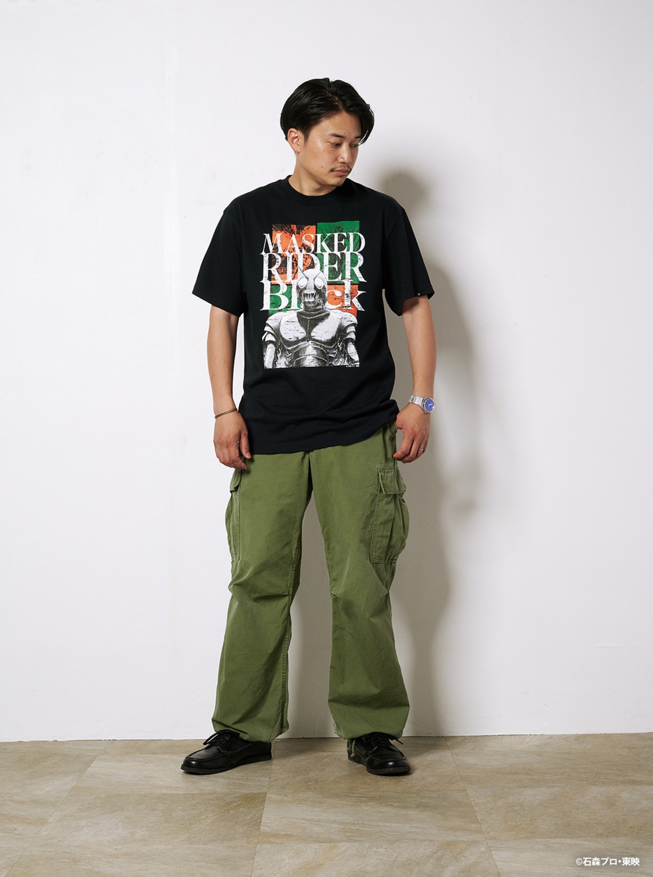 「仮面ライダーBlack」T-Shirt／MA-OU