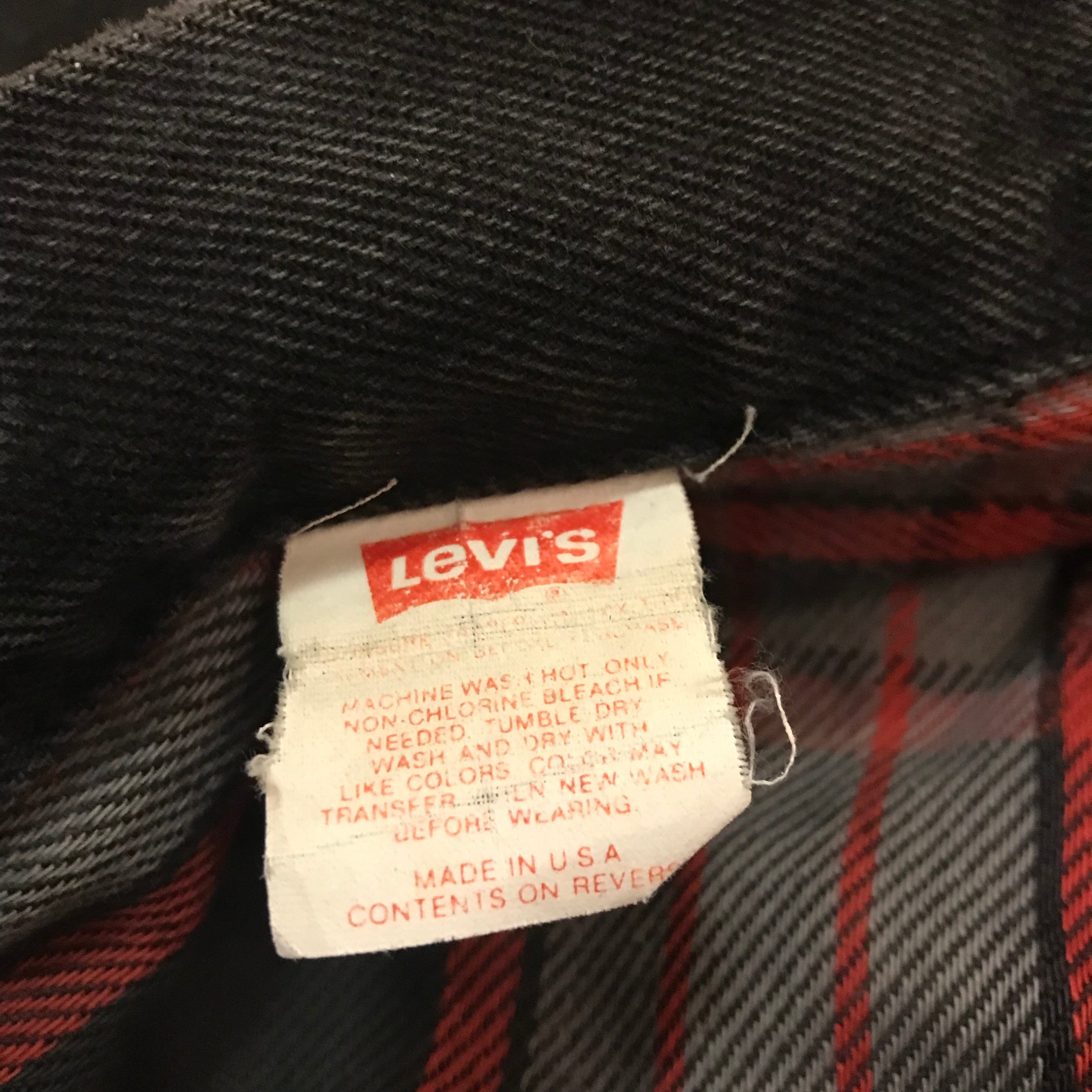 人気‼︎VINTAGE 80s Levi's ブラックデニムジャケット 80年代