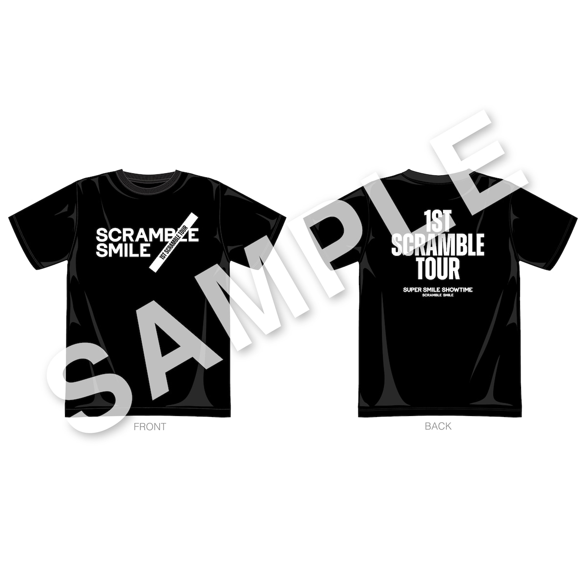 1st SCRAMBLE TOUR」Tシャツ | SCRAMBLE SMILE OFFICIAL SHOP