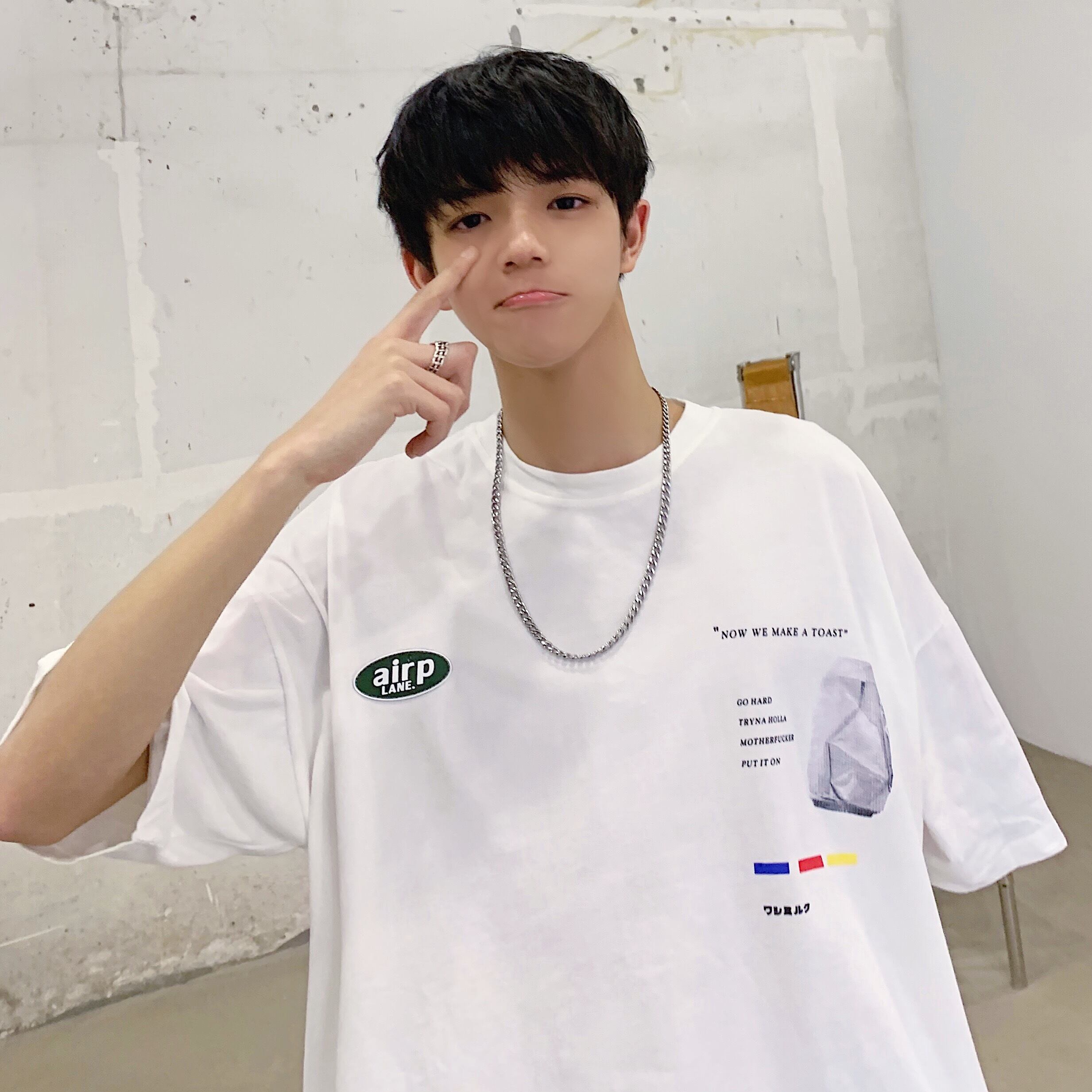 全3色 Tシャツ カットソー プリント カジュアル おしゃれ