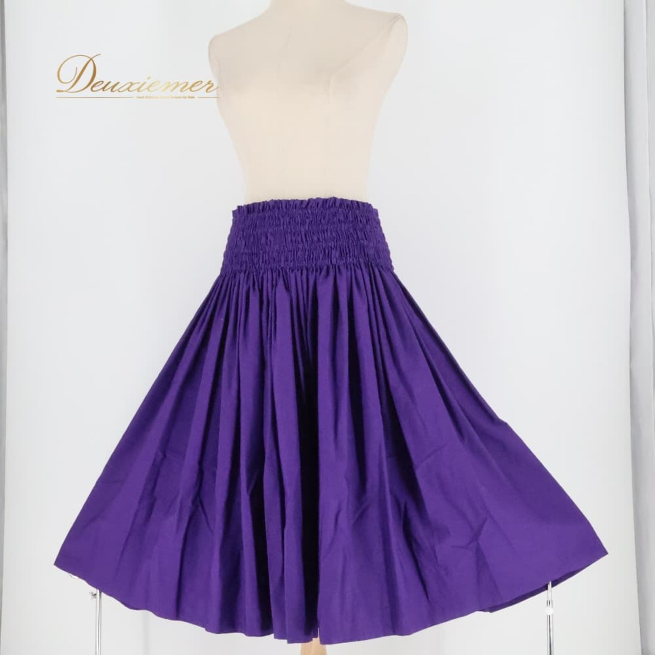 フラダンス 衣装 MENEHUNE PLANTETION メネフネプランテーション パウスカート パープル系 日本製 無地 ワンカラー シングル シンプル きれい 華やか 鮮やか かわいい ハワイアン アロハ ハワイアンプリント フラ ダンス レッスン 練習