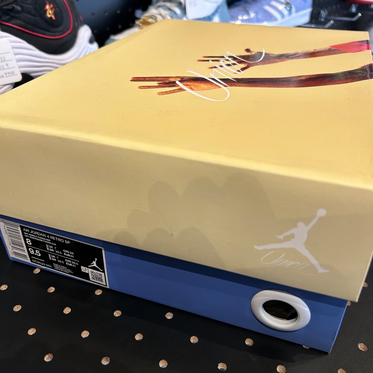 UNION × NIKE AIR JORDAN 4 "OFF NOIR" US8/26cm