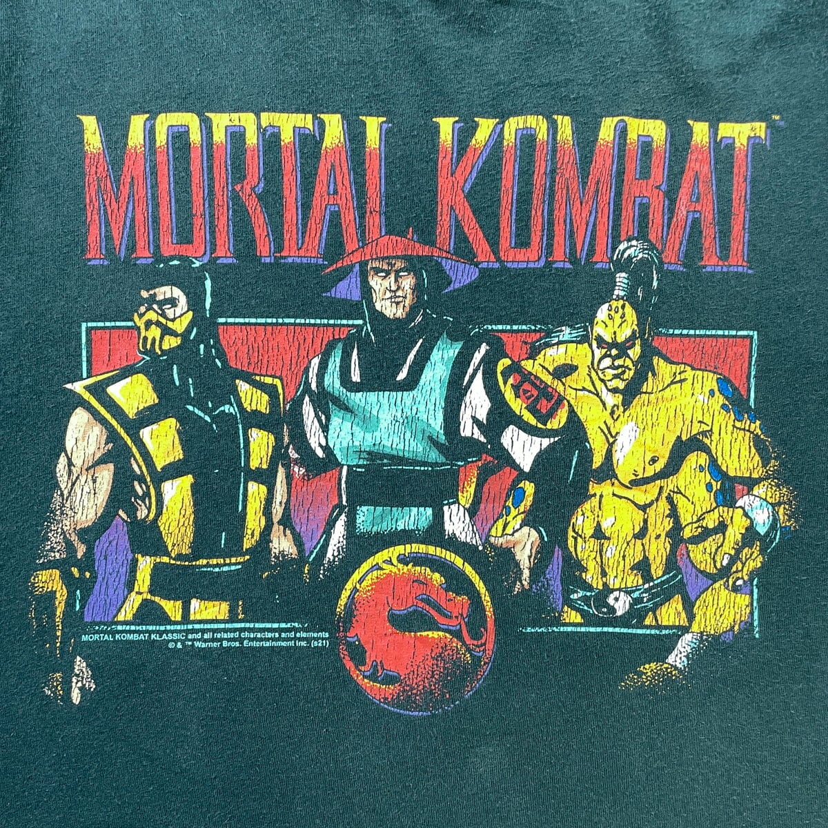 OLD NAVY MORTAL KOMBAT ビデオゲーム キャラクタープリントTシャツ 