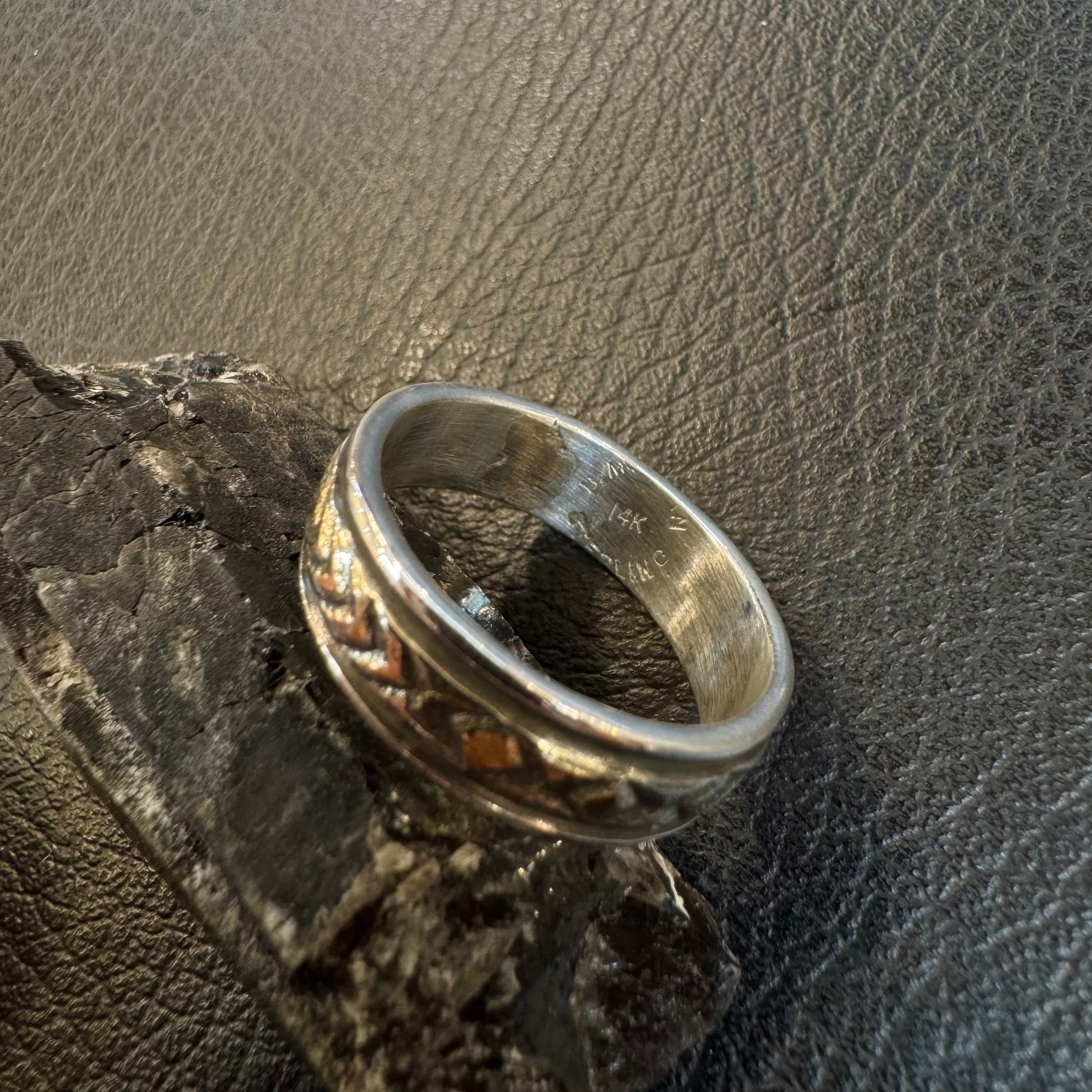 最終値下げ！ブルースモーガン 14K スタンプワークリング ◇size ブルースモーガン 14金 スタンプワーク リング｜マライカ公式通販