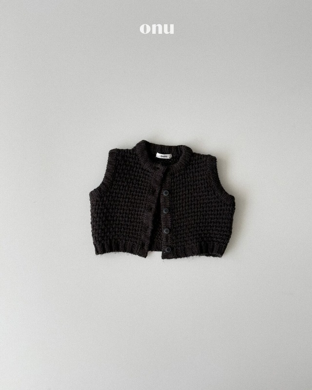 予約⌇onu/ Thick knit vest