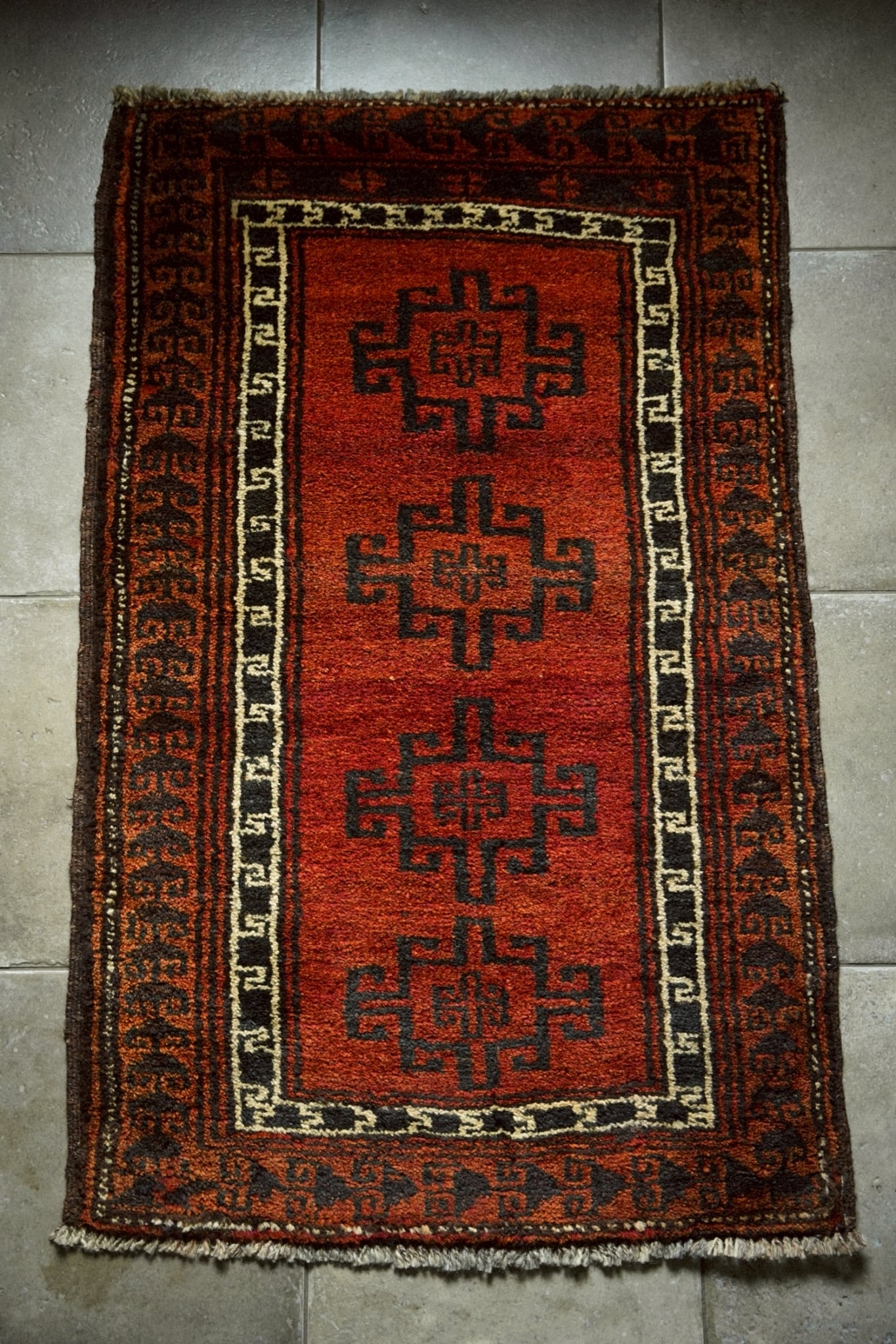 1888-Vintage Baluch rug | 手織りのヴィンテージラグ専門店 | Bahr
