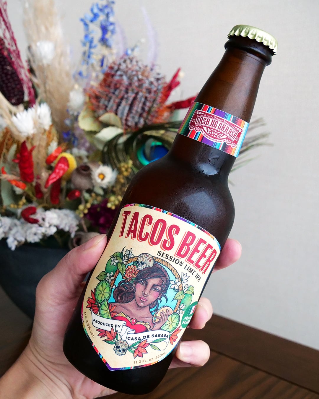 冷蔵 “TACOS BEER” Session Lime IPA (Casa De Sarasaオリジナル商品