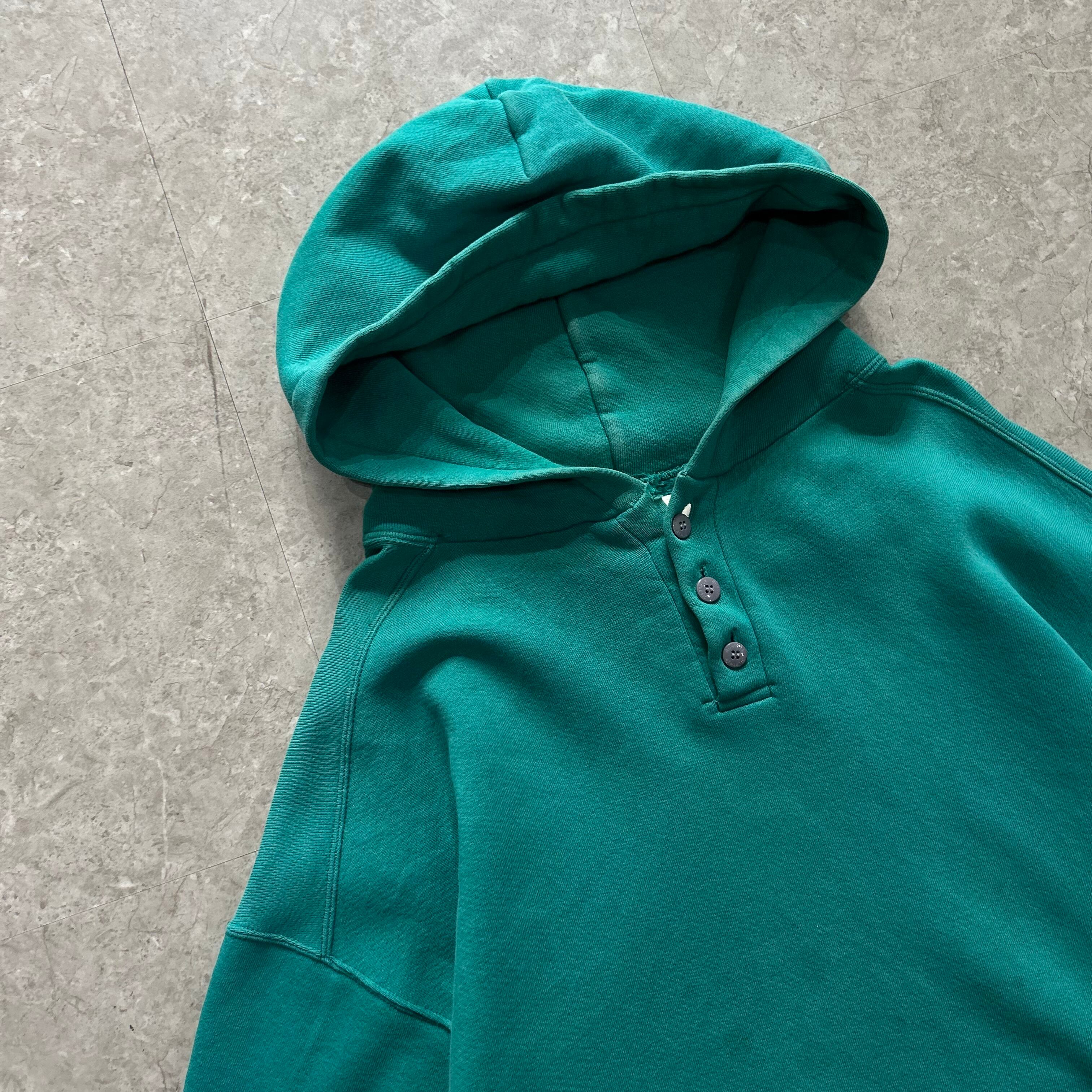 90s L.L.Bean × Russell athletic Henry neck hoodie