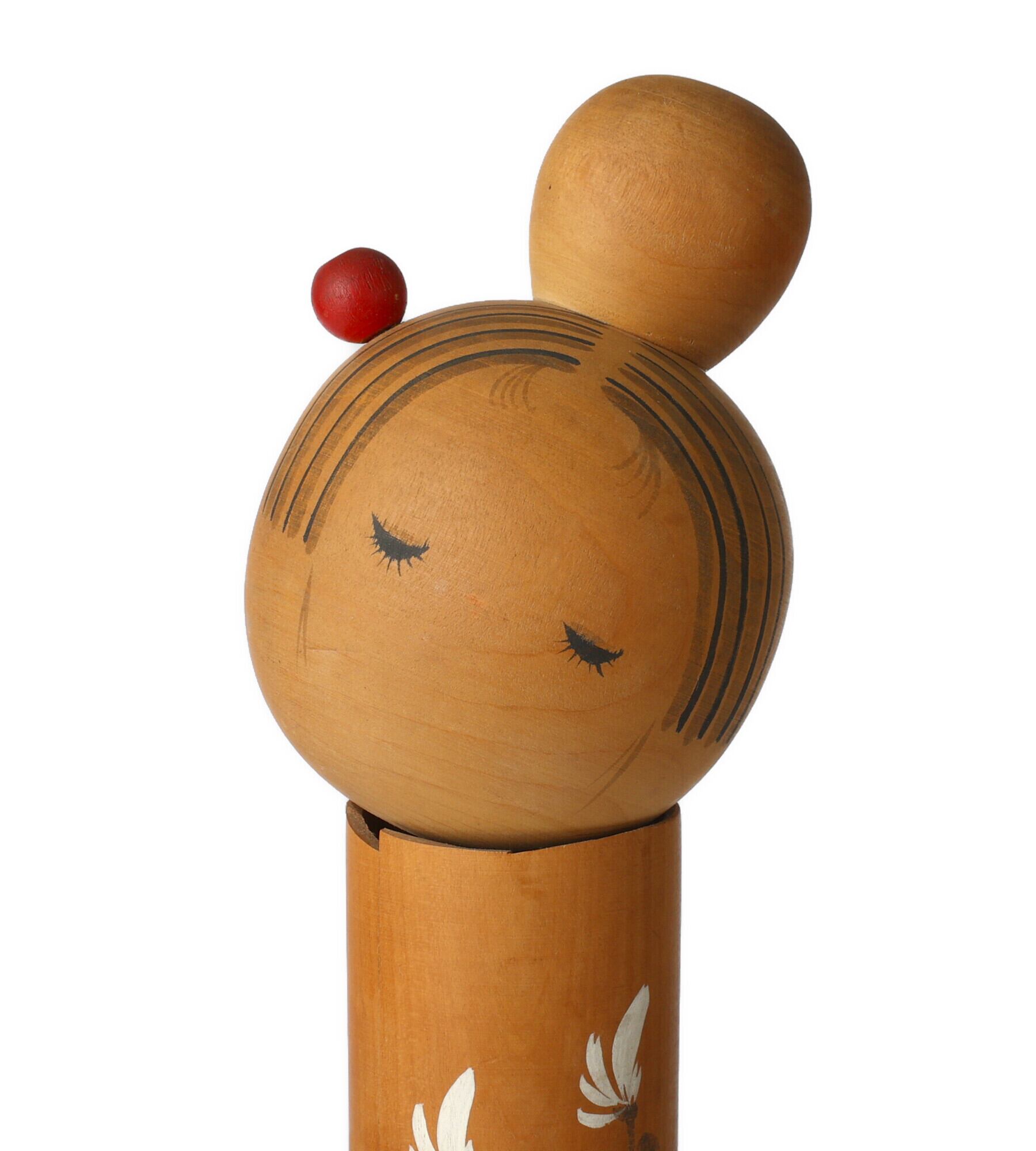 新型こけし、作者不明 | antique Shingata kokeshi doll