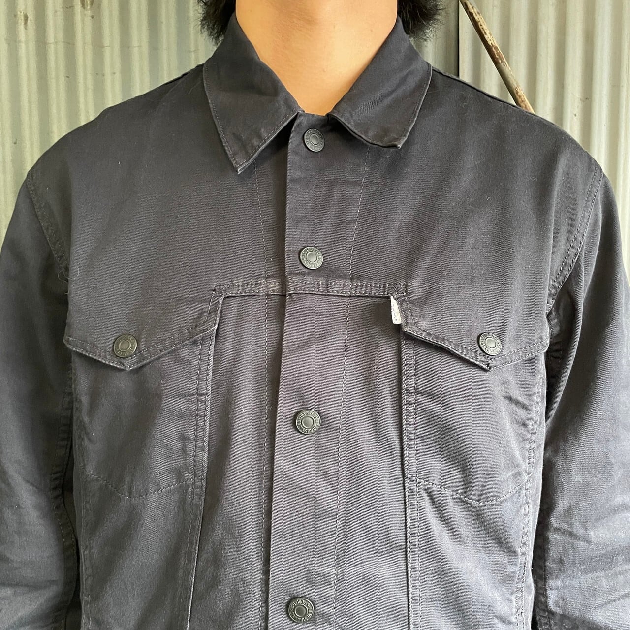 Levi's リーバイス コットンツイル トラッカージャケット メンズL 古着